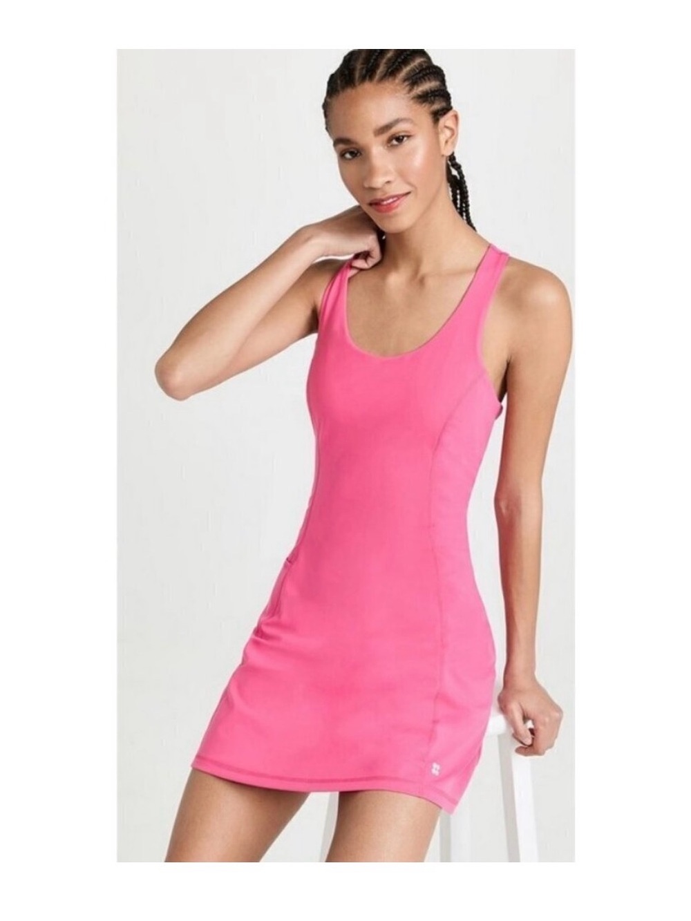 Sweaty Betty- Power Workout Dress - Women’s Pink Athletic Tank Dress